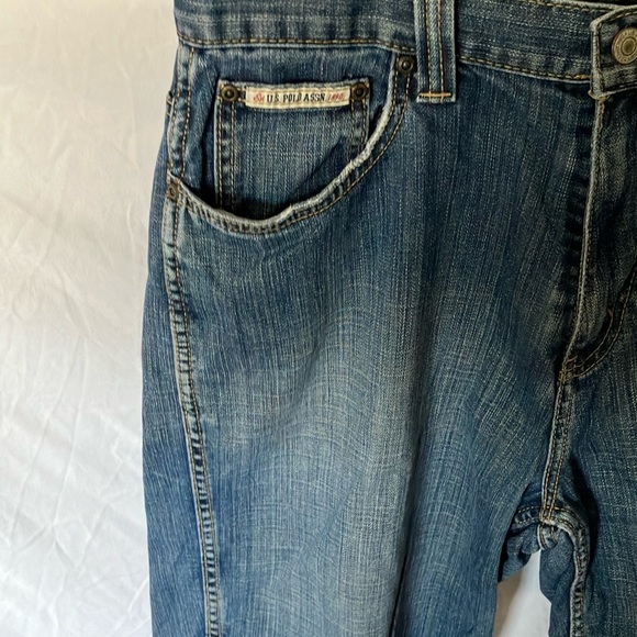 US Polo Assn: Men's Blue Baggy Denim Shorts- 33 - Picture 5 of 11